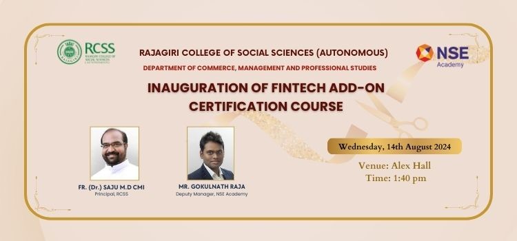 Inauguration of the Fintech certification course