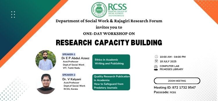 One-Day Workshop on Research Capacity Building