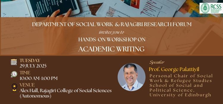 Join Us for a Hands-On Workshop on Academic Writing!