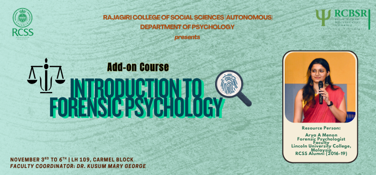 INTRODUCTION TO FORENSIC PSYCHOLOGY