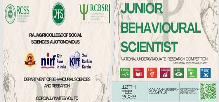 JUNIOR BEHAVIOURAL SCIENTIST (JBS) 2026