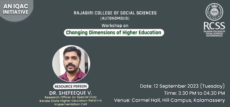 Changing Dimensions of Higher Education'