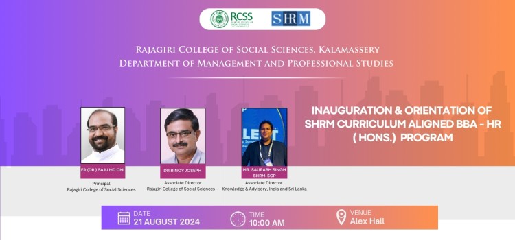 Inauguration- SHRM curriculum-aligned BBA HR (Hons)